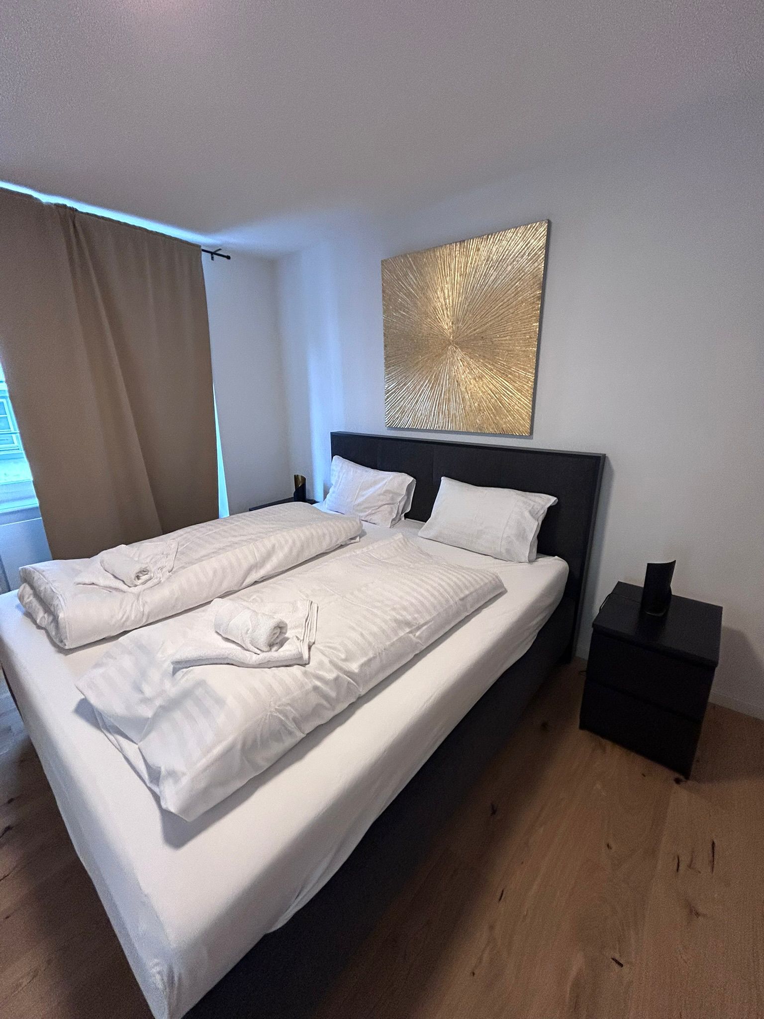 Bild eines gereinigten Airbnb-Schlafzimmers