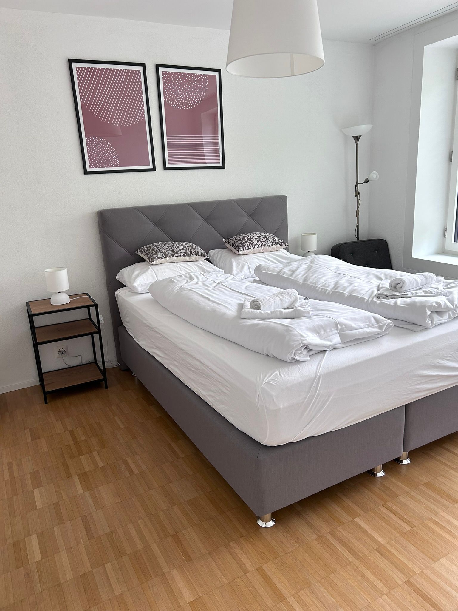 Bild eines gereinigten Airbnb-Schlafzimmers