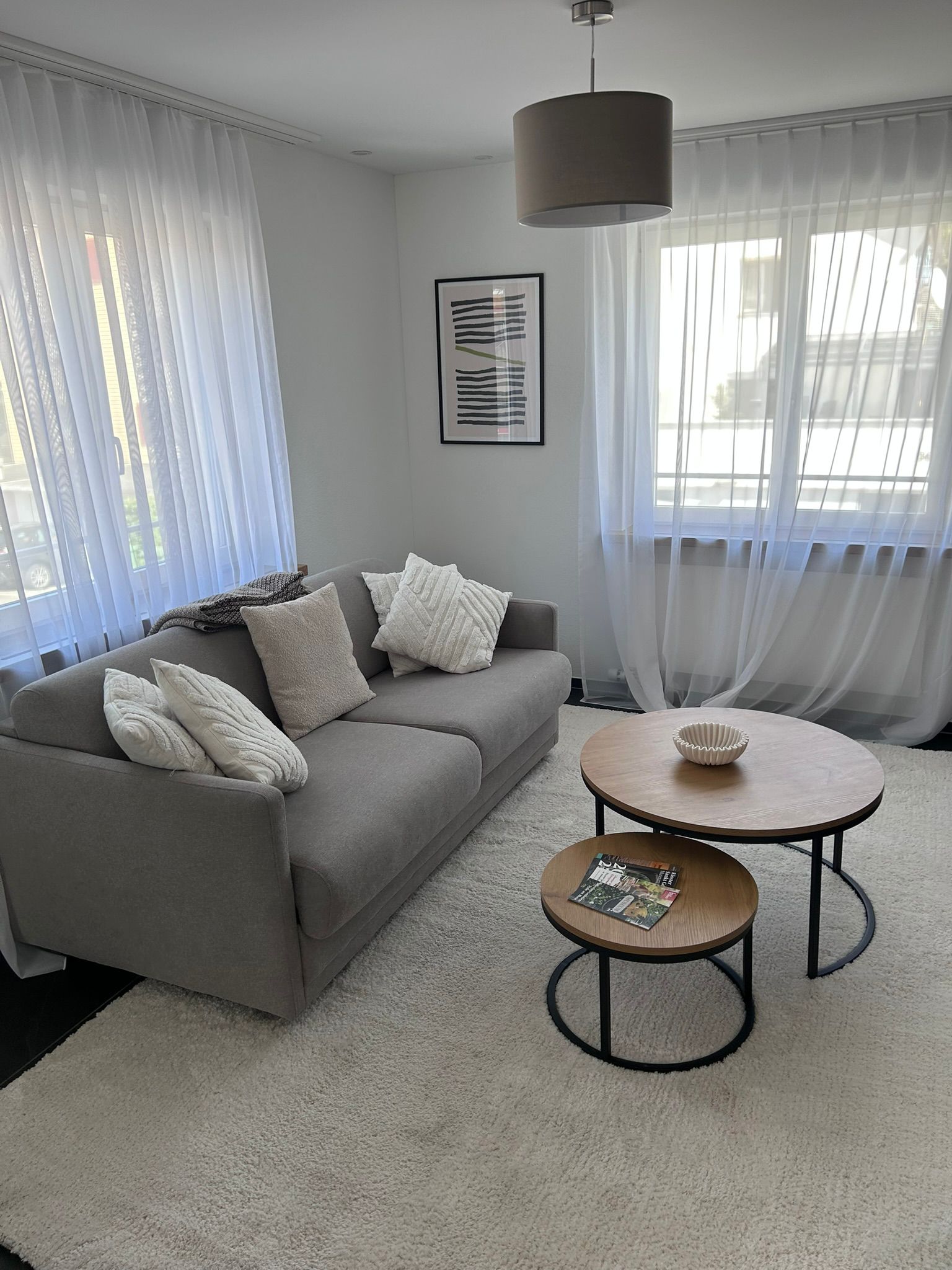 Bild eines sauberen Umzugszimmers