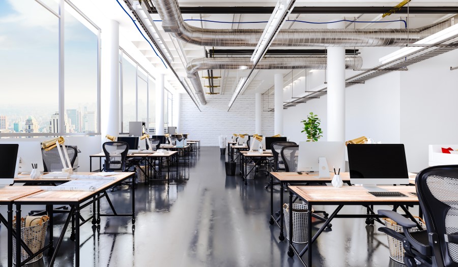 ein Büro, das wir gereinigt haben