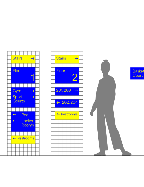 LA Fitness: Wayfinding & Signage Redesign