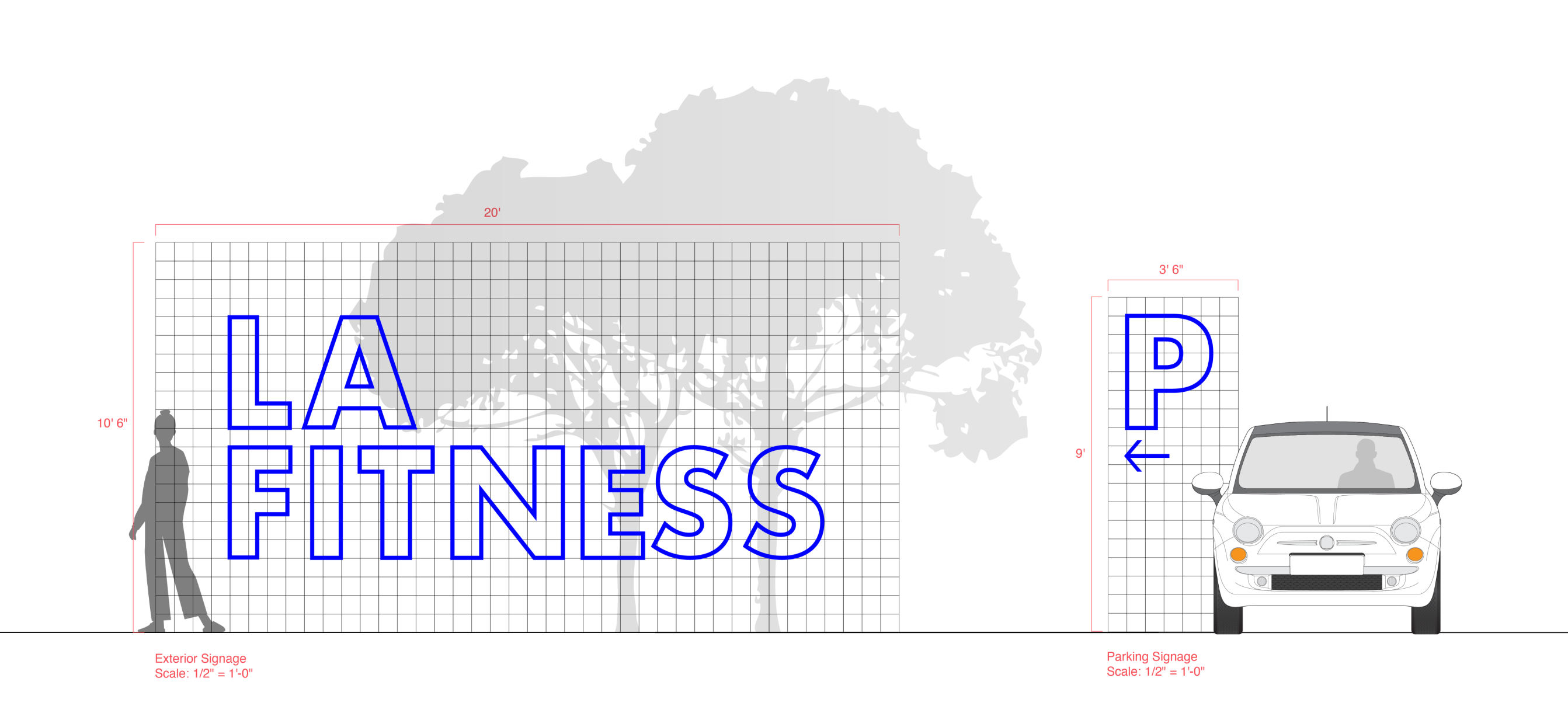 LA Fitness: Wayfinding & Signage Redesign