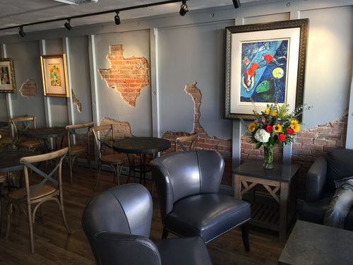 image of the restaurant history display (for a japanese restaurant)