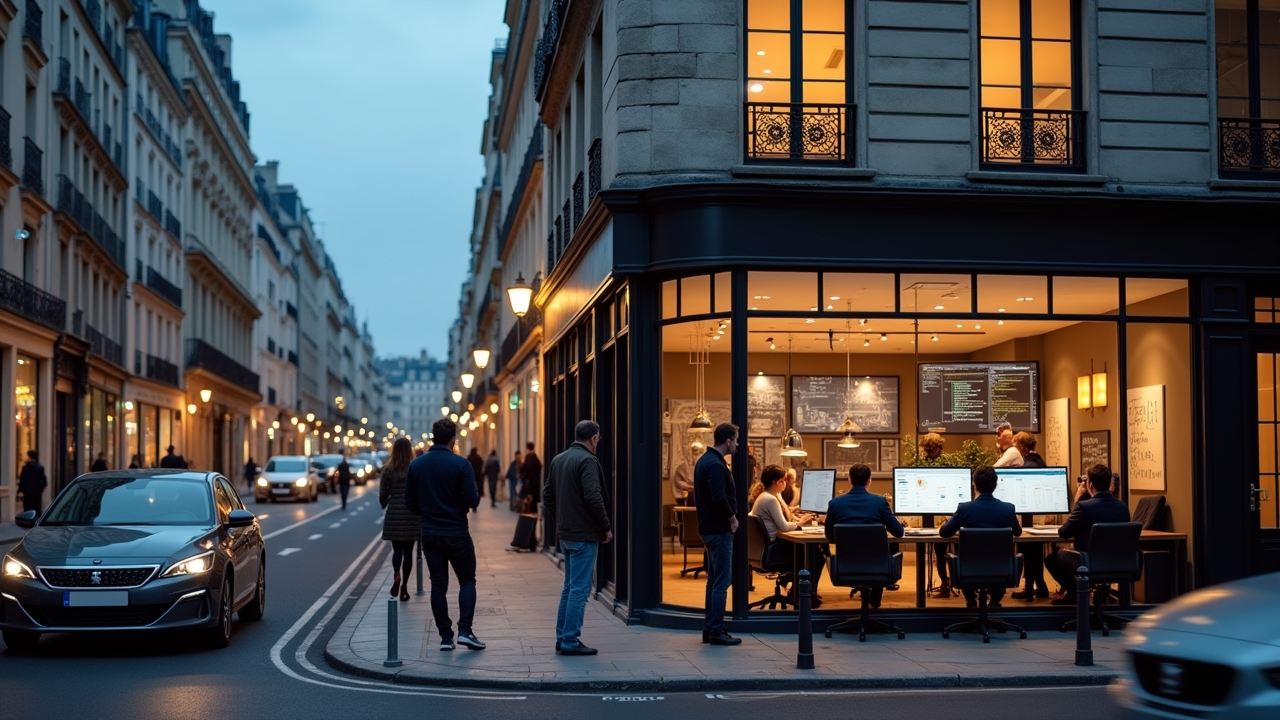 Illustration des Core Update Google avec graphiques de classement et signaux SEO