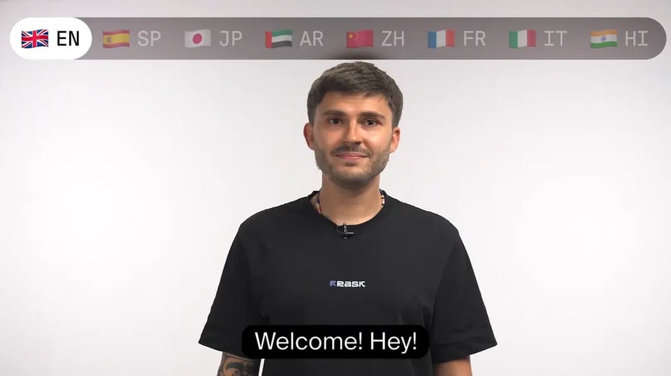 Rask AI Video Localization