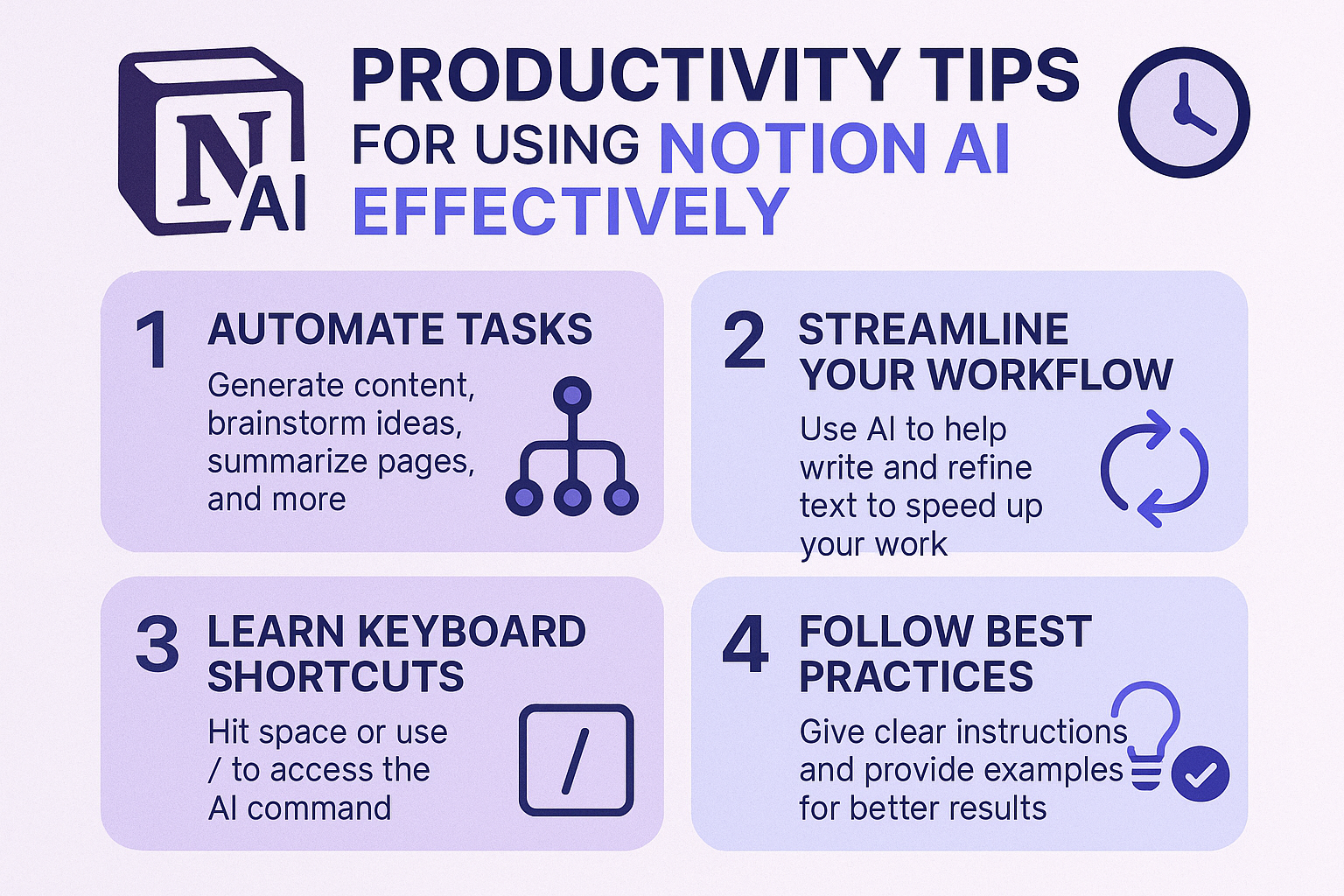 Notion AI Productivity Tips