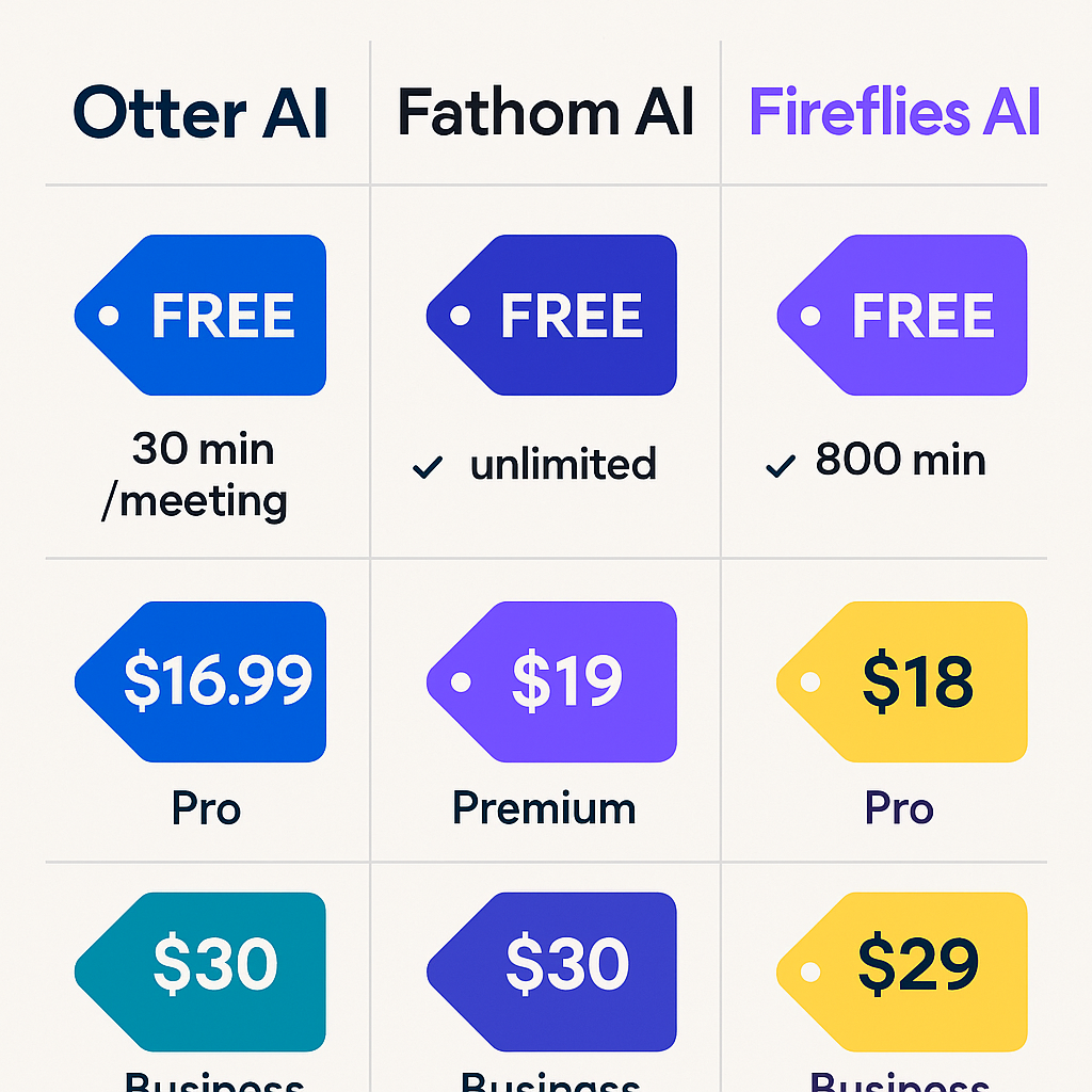 Pricing Comparison