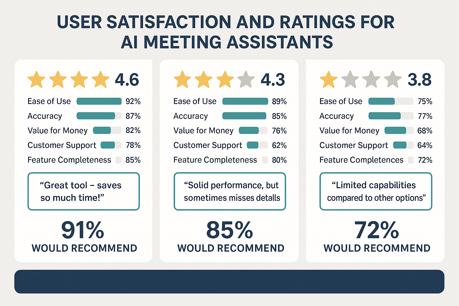 User Satisfaction Ratings
