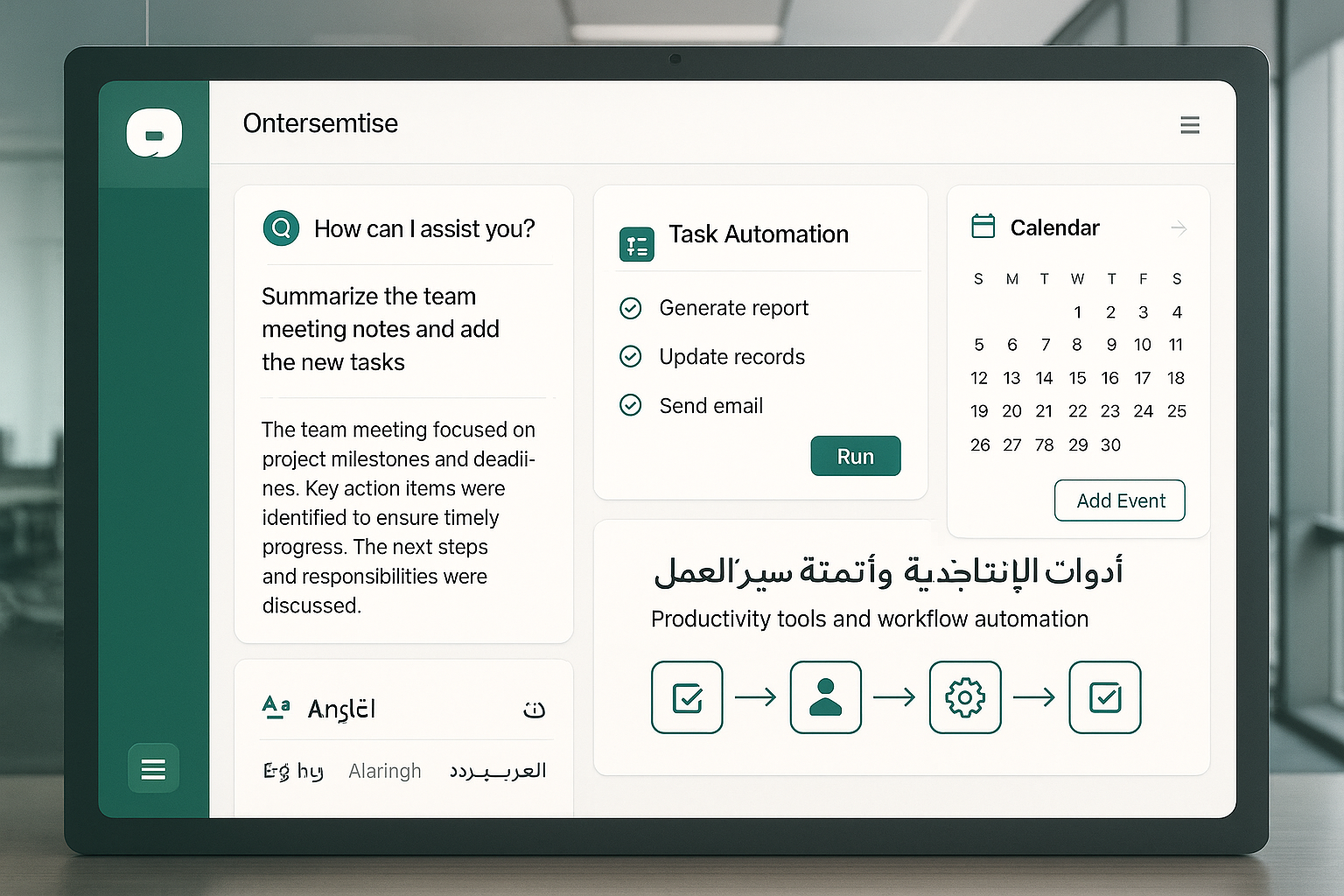 HUMAIN OS Enterprise Interface
