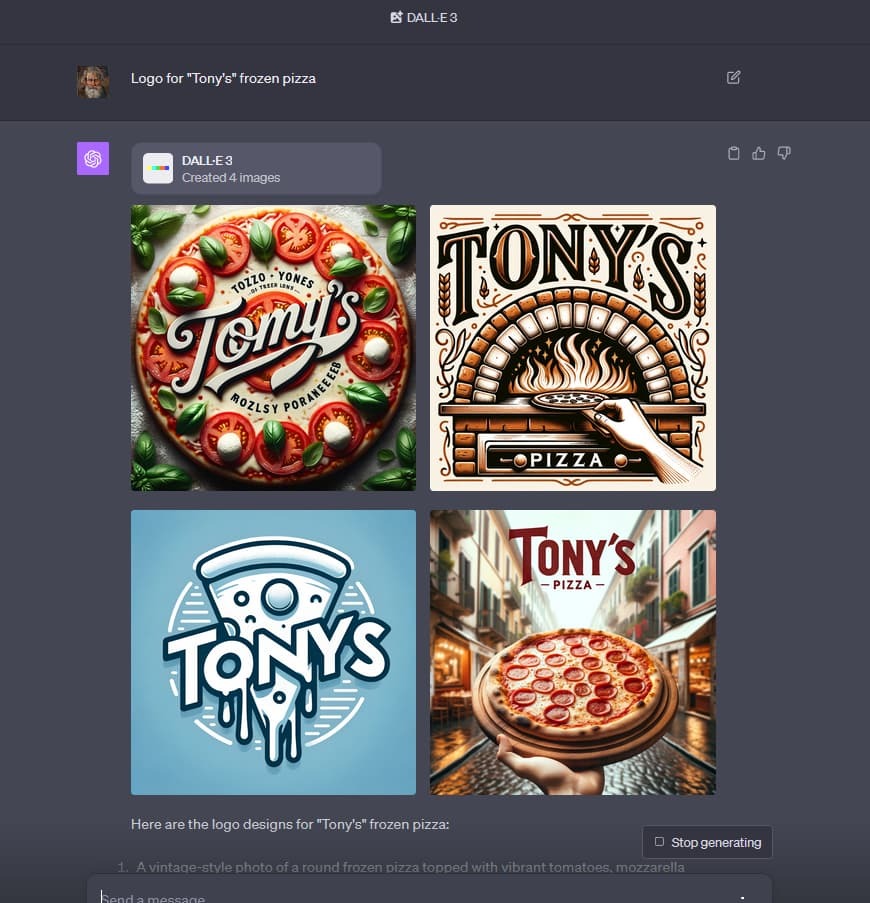 DALL-E 3 Text Example