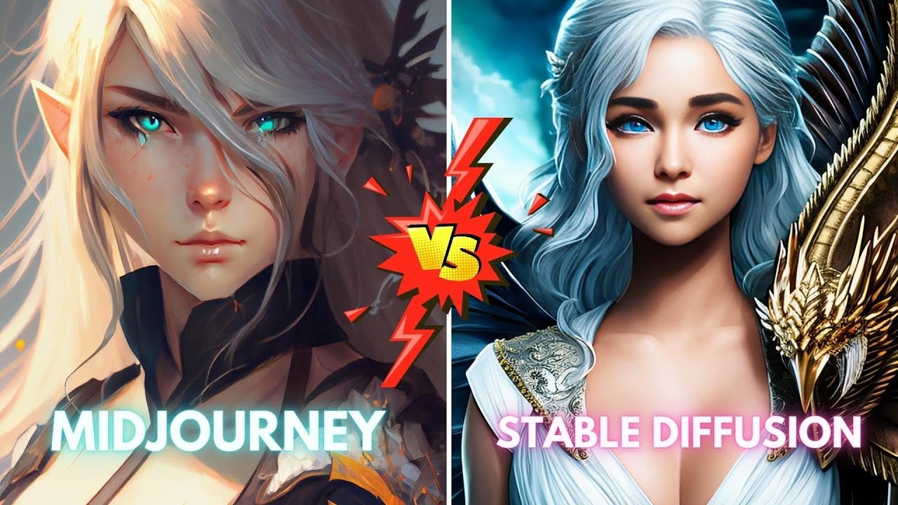 Stable Diffusion vs Midjourney Art Comparison