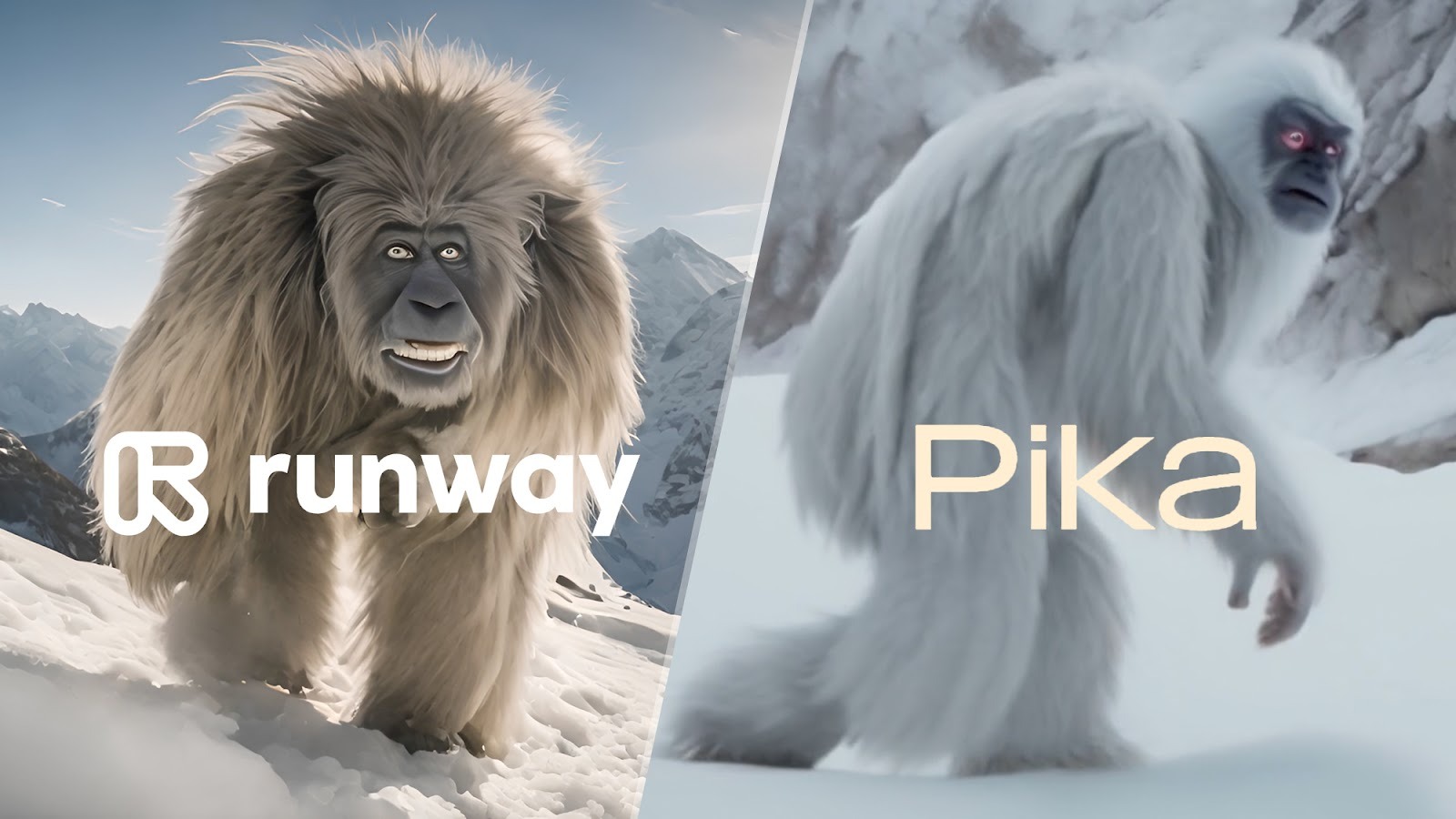 Pika Labs vs Runway Yeti Comparison