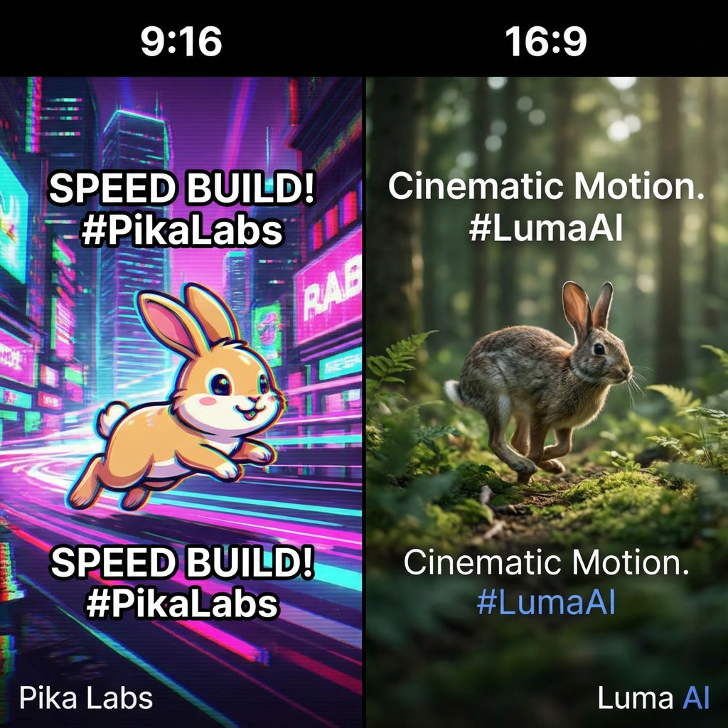 Pika Labs vs Luma AI Cinematic Quality Comparison
