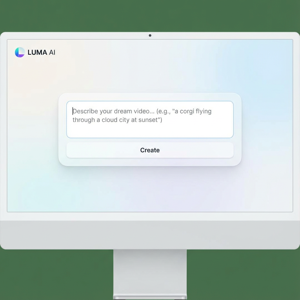 Luma AI Dream Machine Interface