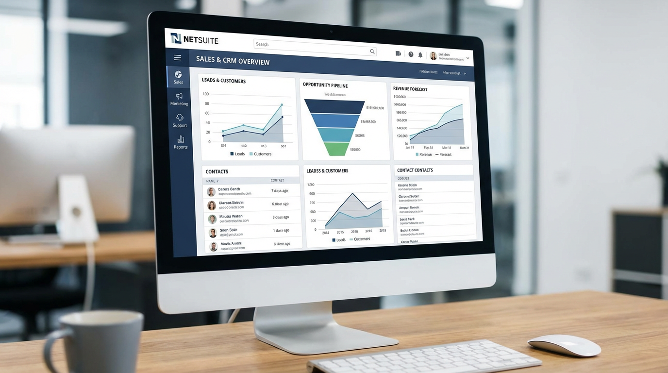 NetSuite CRM Dashboard