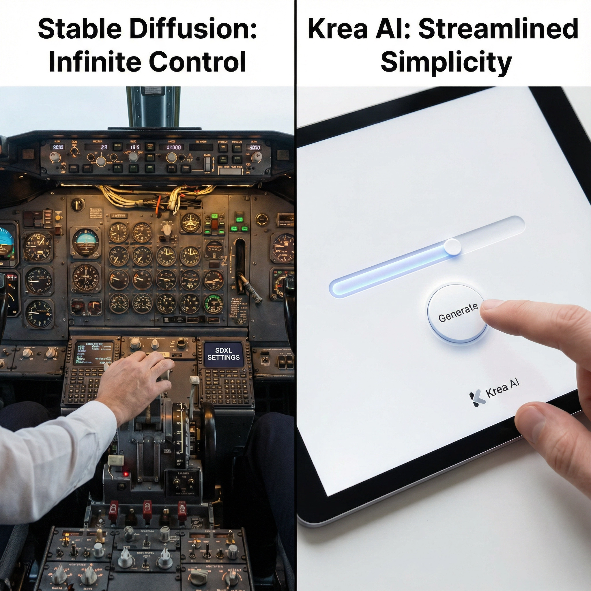 Control vs Simplicity Comparison