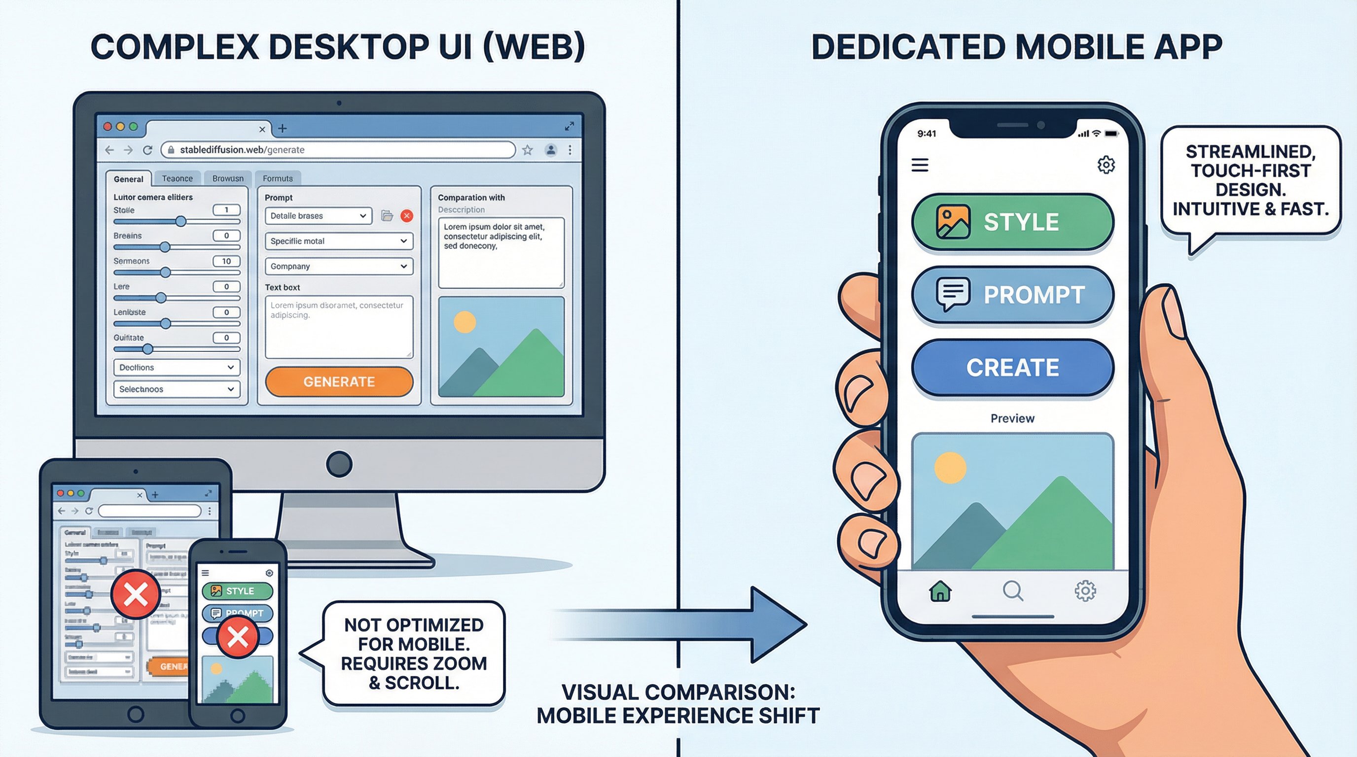 Mobile Experience Comparison