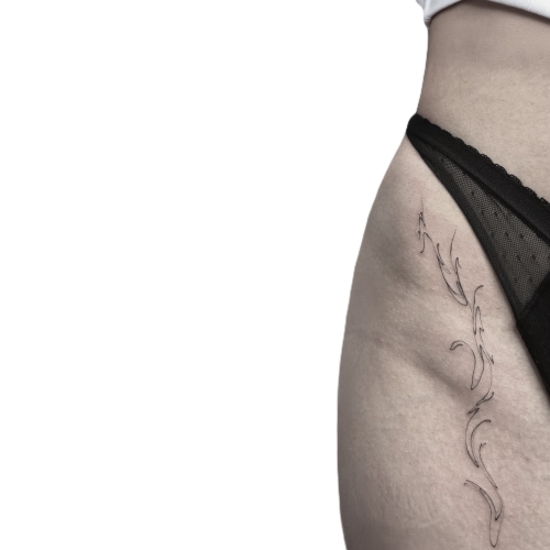 suminagashi fineine tattoo