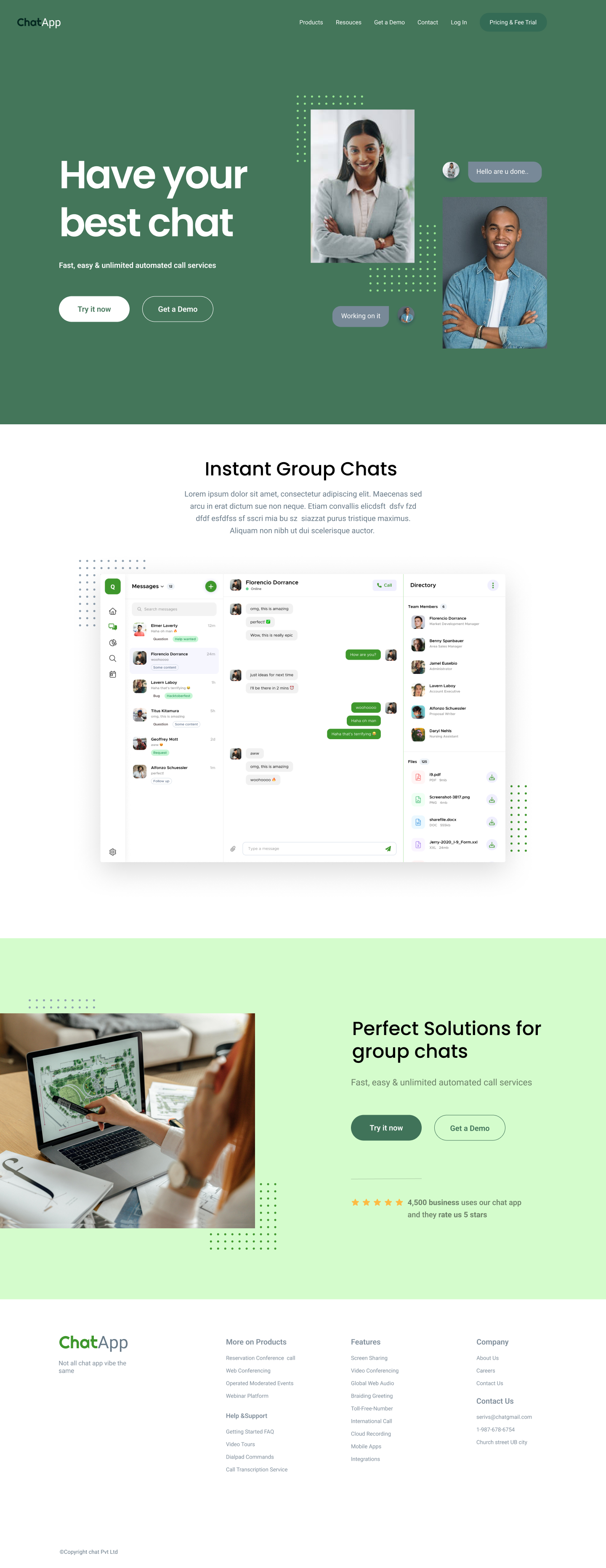A screenshot of web page
