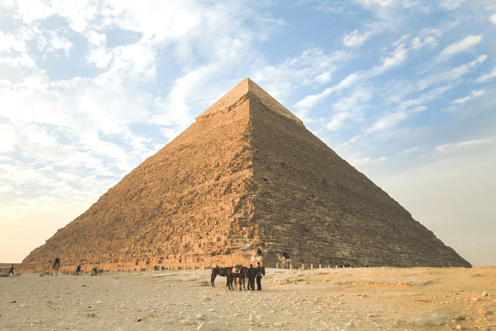 Pyramide des Chephren auf dem Giza-Plateau