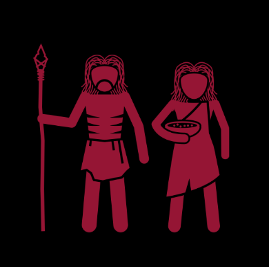 male and female neanderthal
