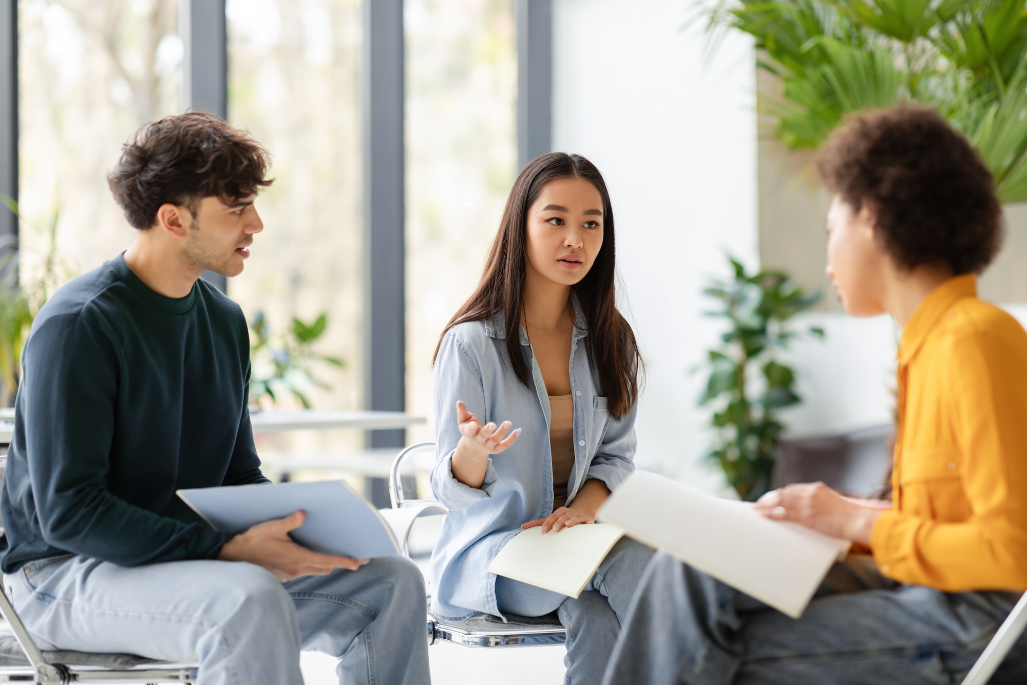 image of a diverse team in a meeting (for edtech)