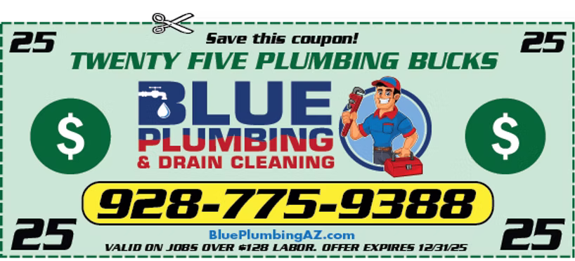 Twenty Five Plumbing Bucks.