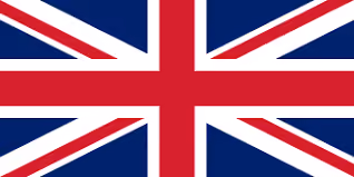 The Union Jack, the national flag of the United Kingdom, with red, white, and blue colors.