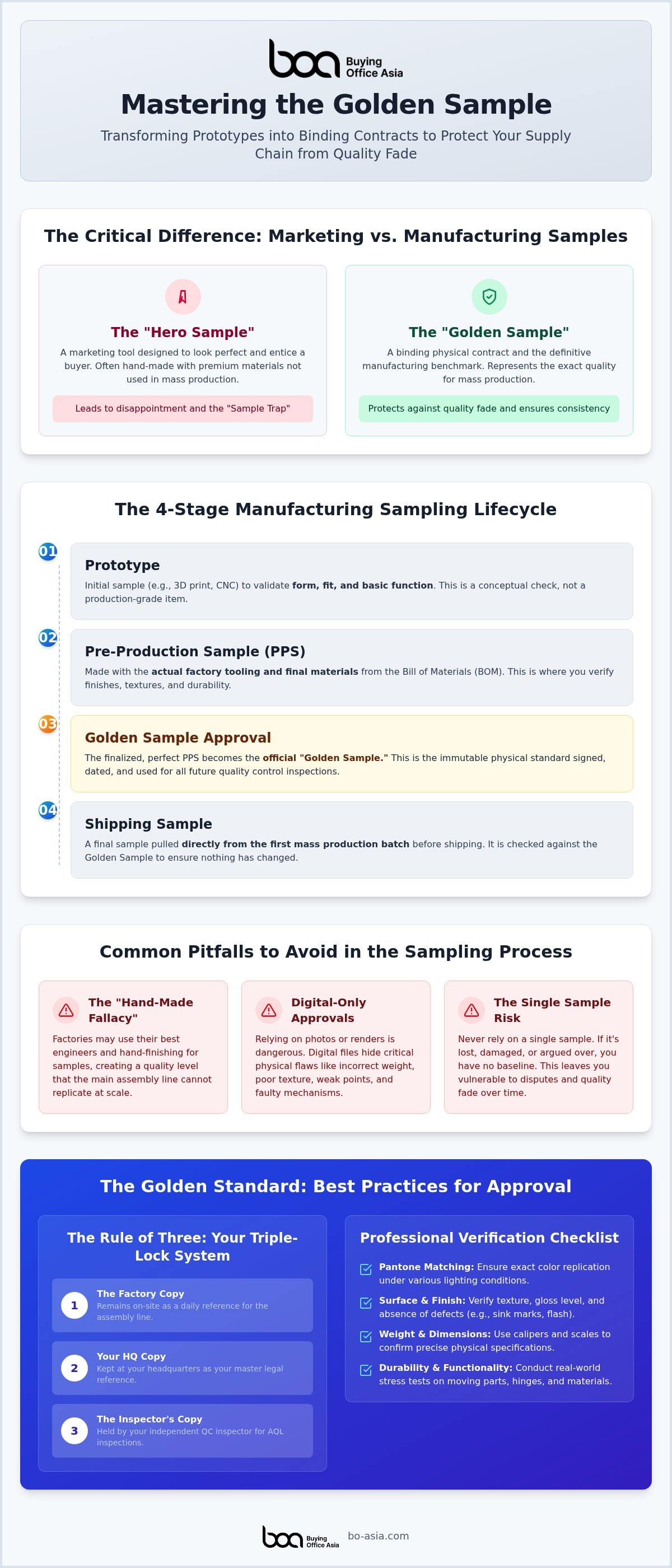 Golden sample approval process