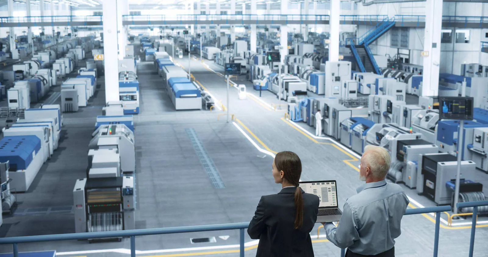 Factory floor overview.