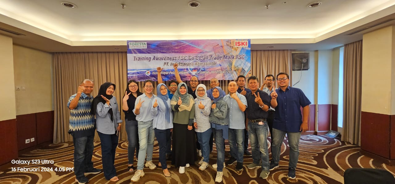 Offline training Awareness FSC CoC dan Trade Mark FSC PT Induksara Kemasindo