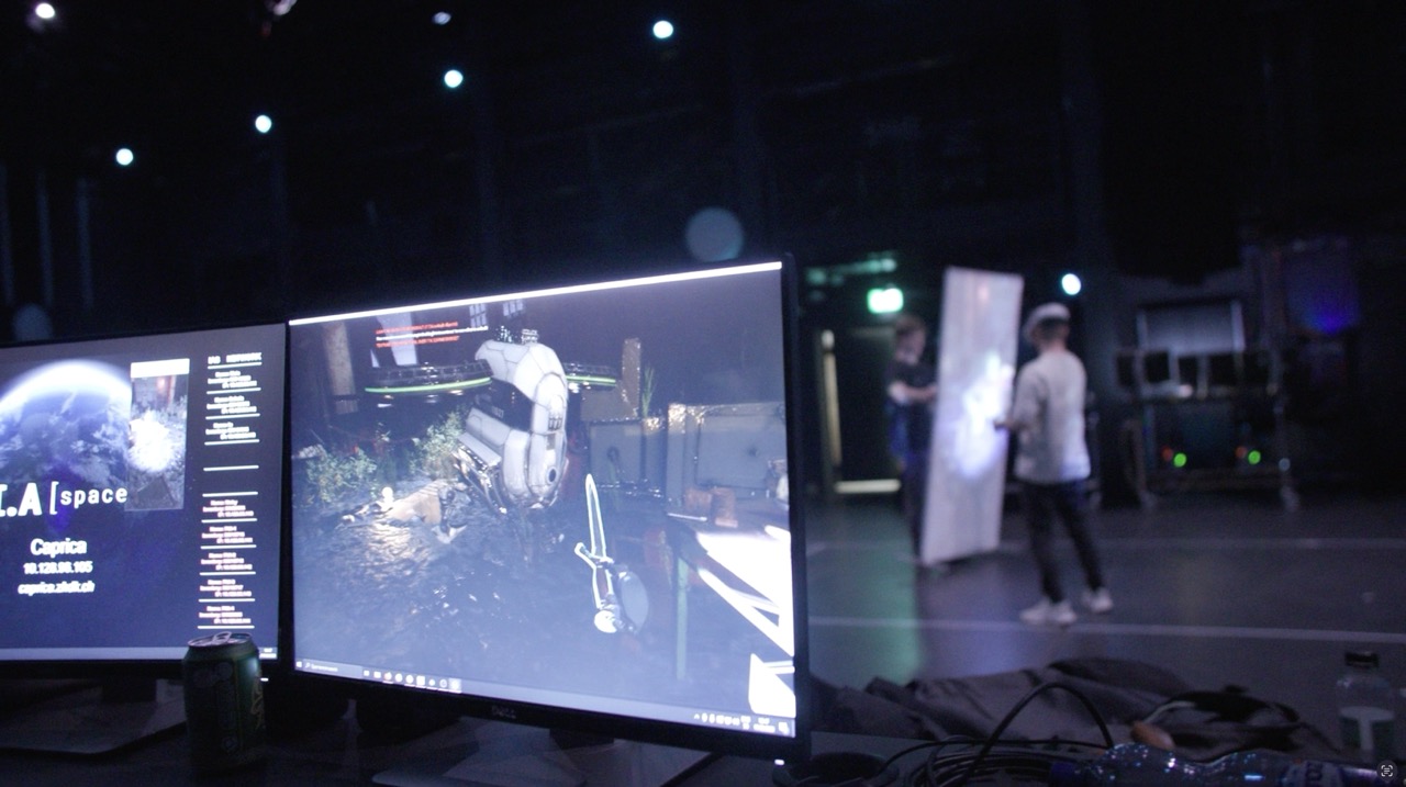 VR + Real Player View