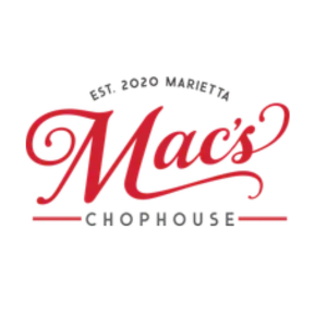 Mac’s Chop House logo – steakhouse dining near The Ridge Apartments in Marietta, GA.