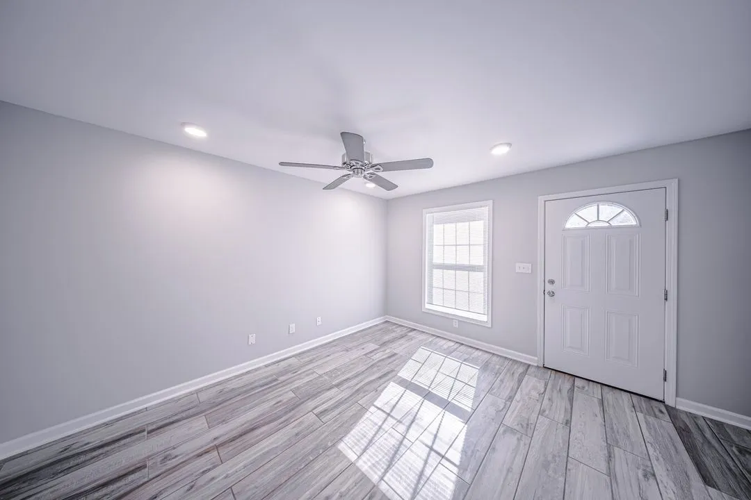 Bright bedroom with natural light at The Ridge Apartments in Marietta, GA