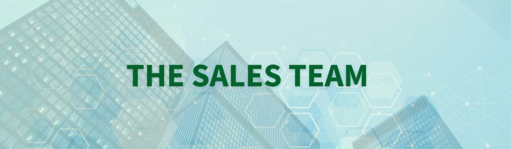 the sales team header