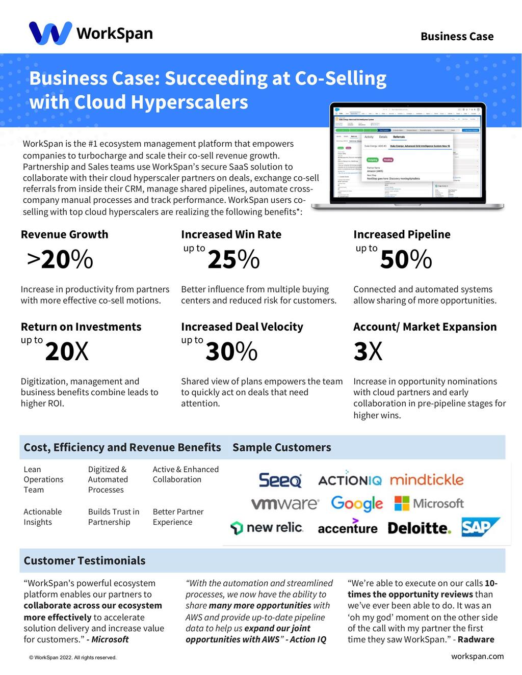 Business Case - Succeeding at Co-Selling with Cloud Hyperscalers