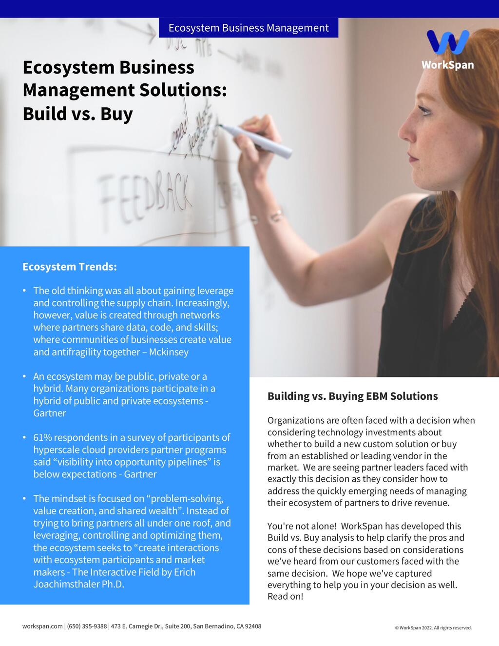 Ecosystem Business Management - Build vs Buy