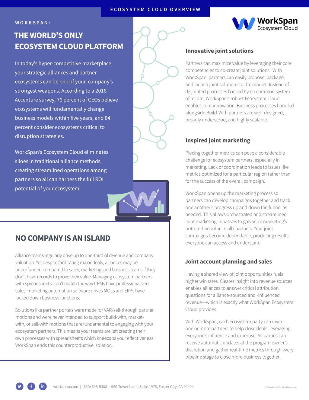WorkSpan Ecosystem Cloud Overview