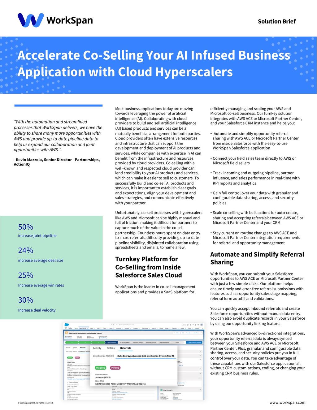 WorkSpan Salesforce Application for AI Apps