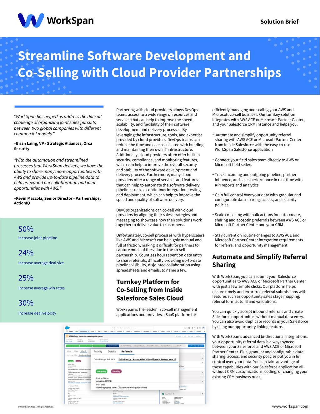 WorkSpan Salesforce Application for DevOps