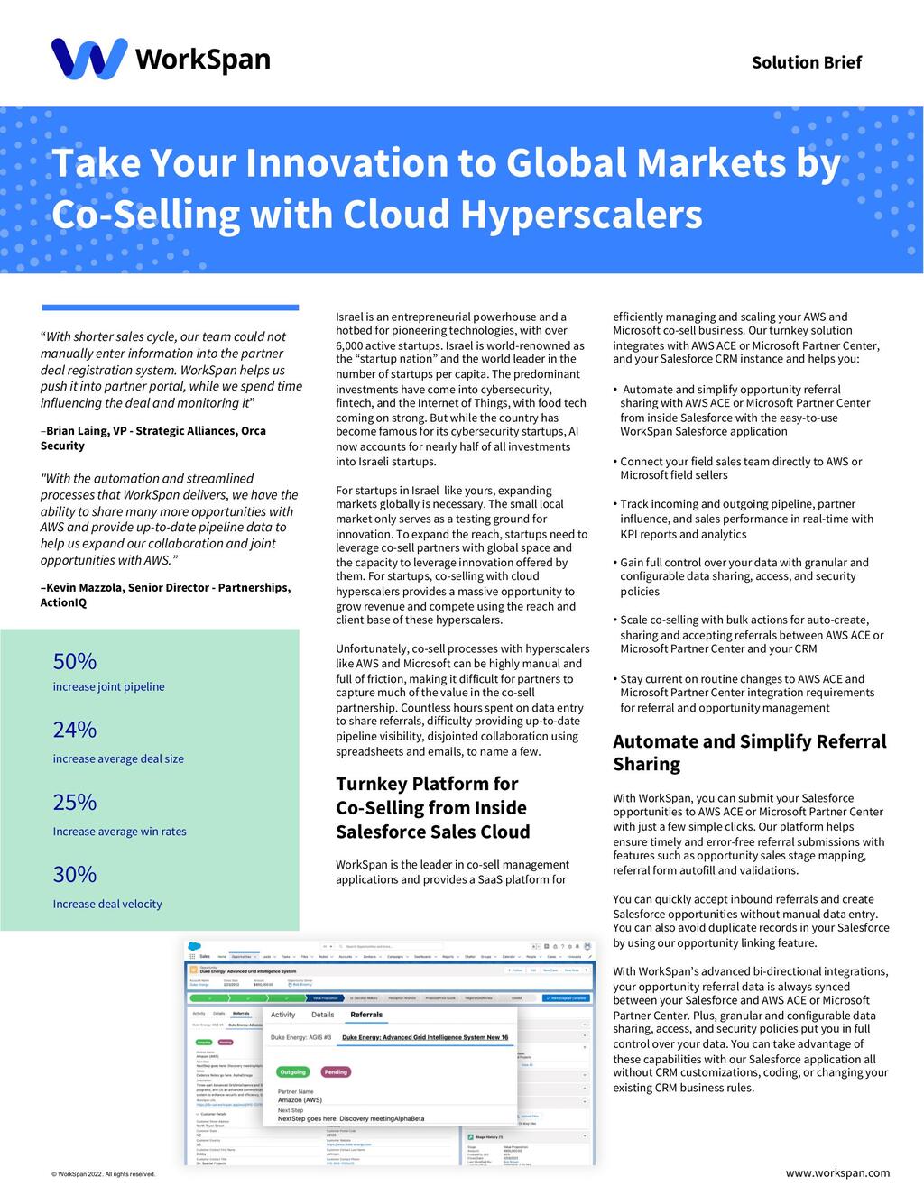 WorkSpan Salesforce Application for Startups