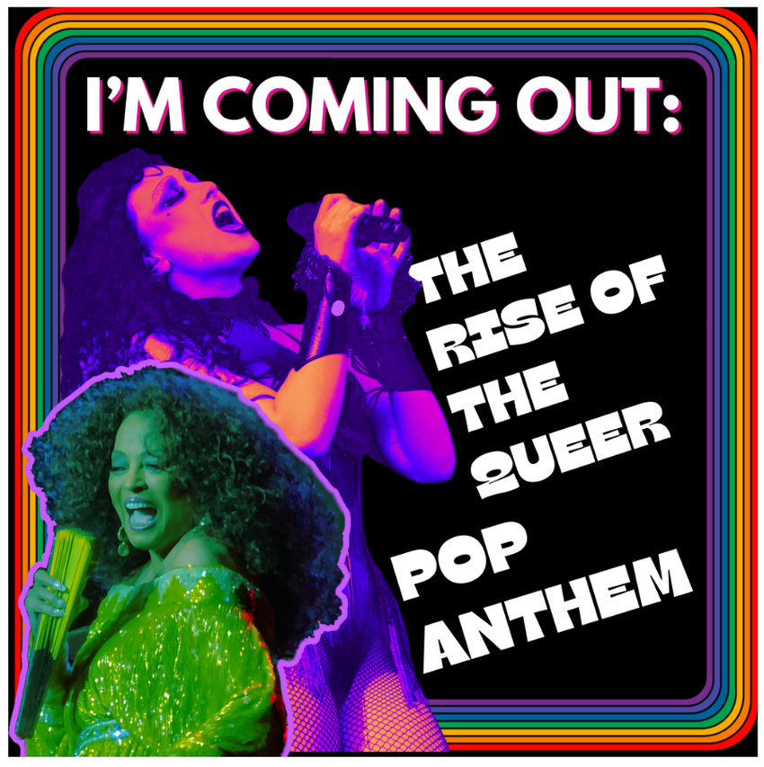 graphic design for queer pop anthem