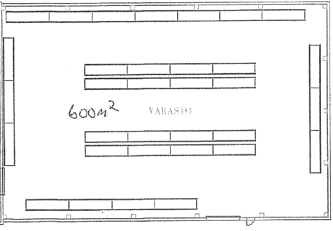 Warehouse Floor Plan - 600m2