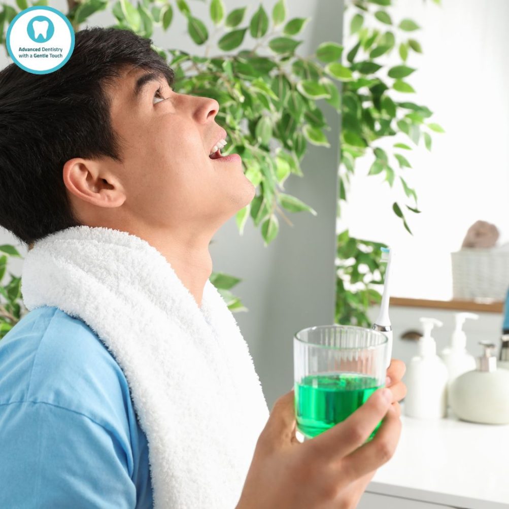 proper way to use mouth tonic for gum health