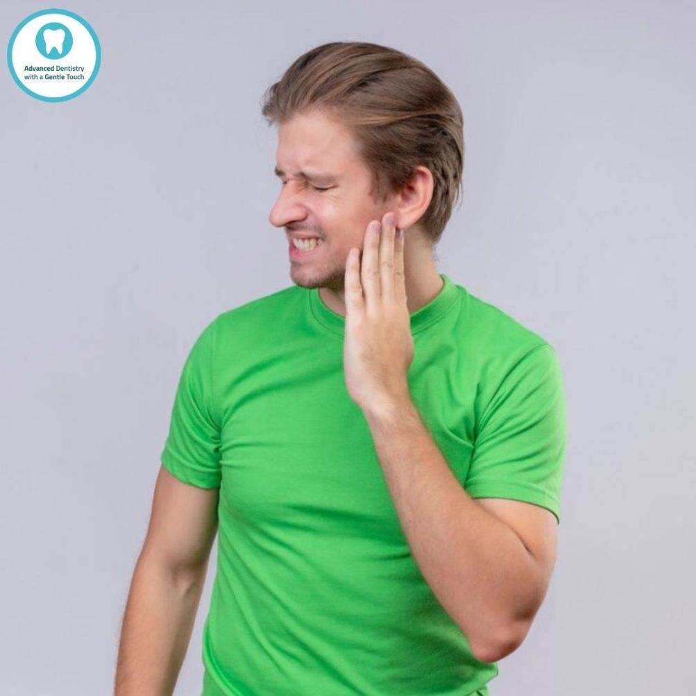 A man with itchy inside ear