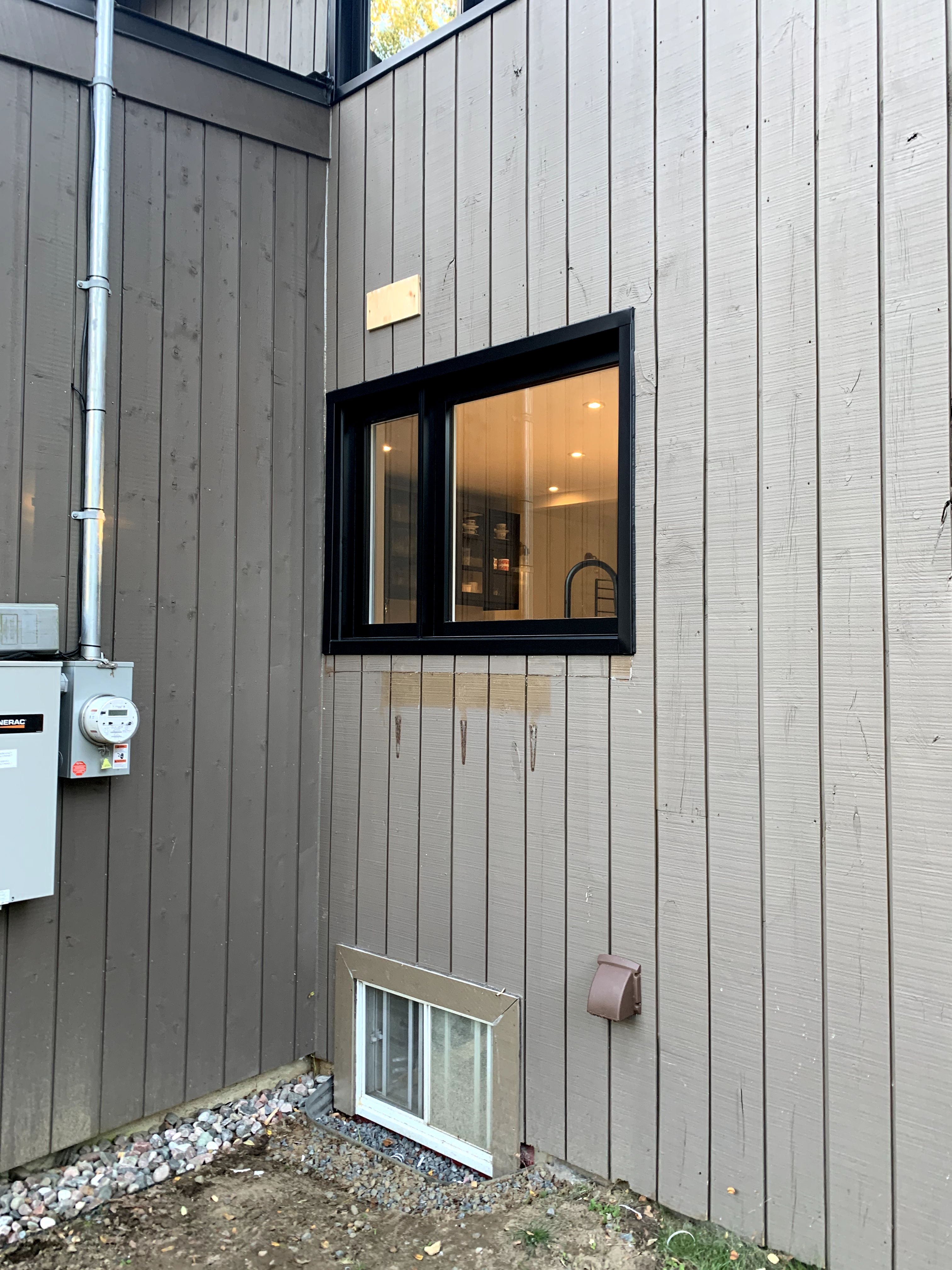 black door installed