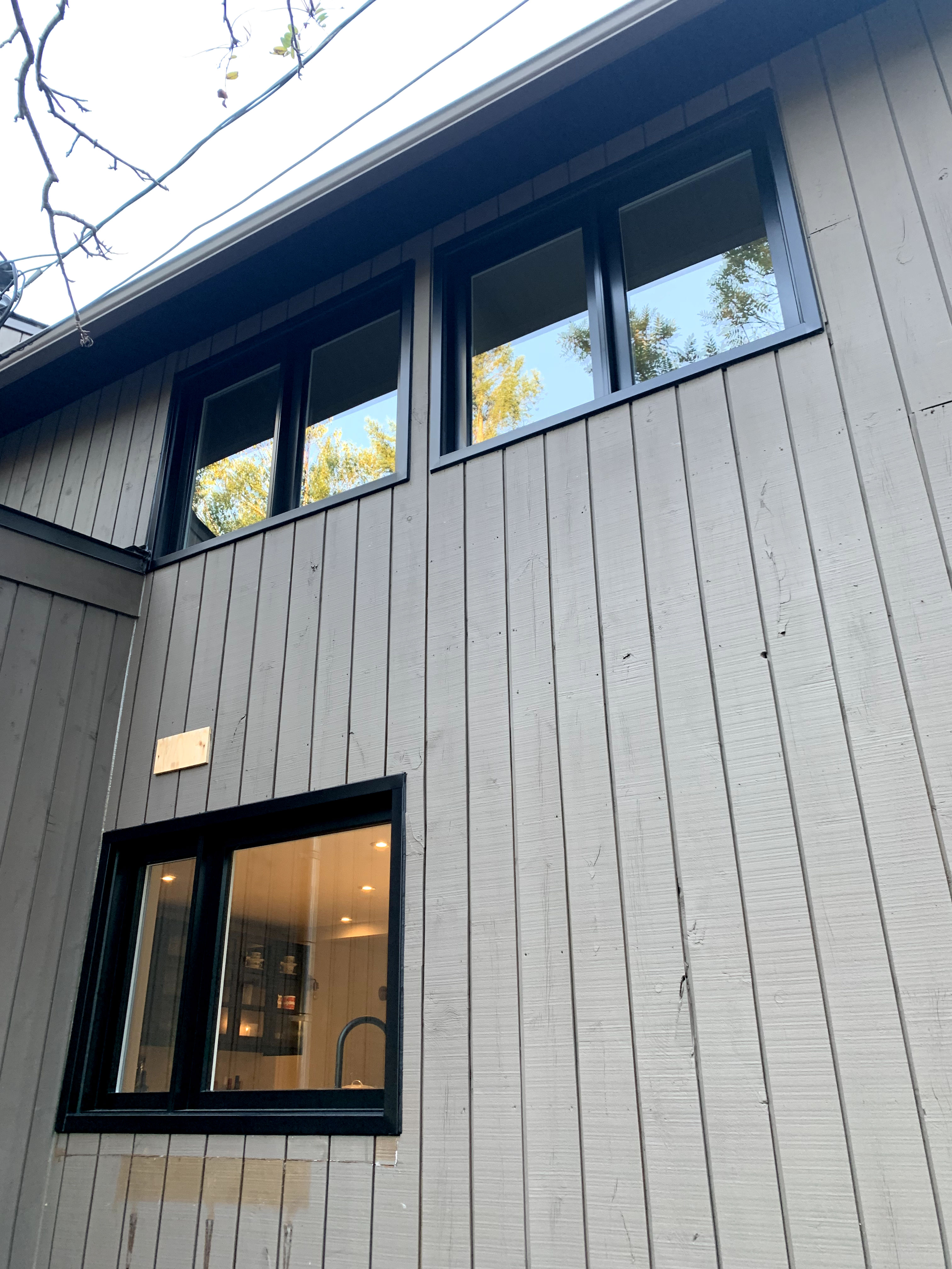 black door installed