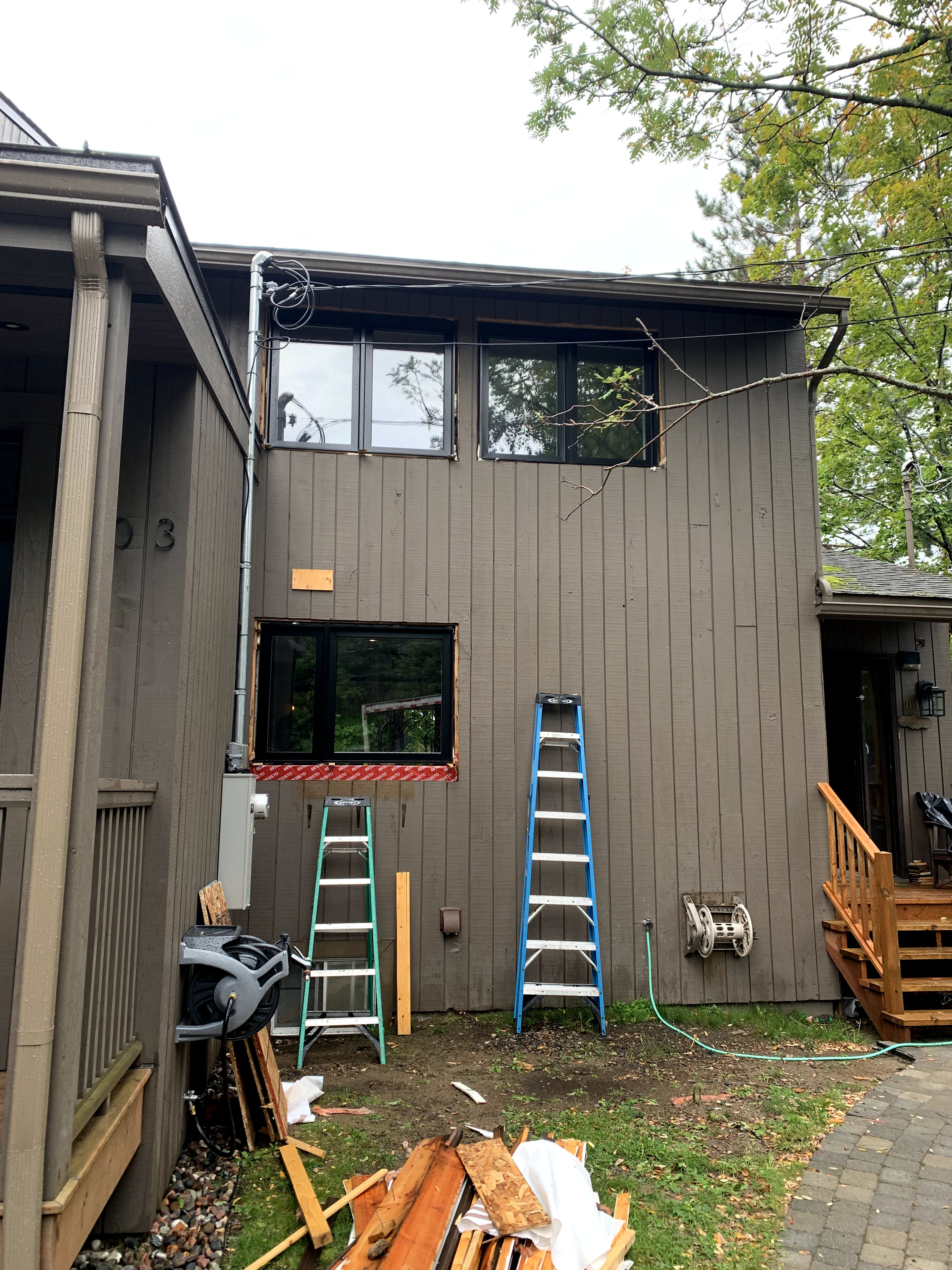 black door installed