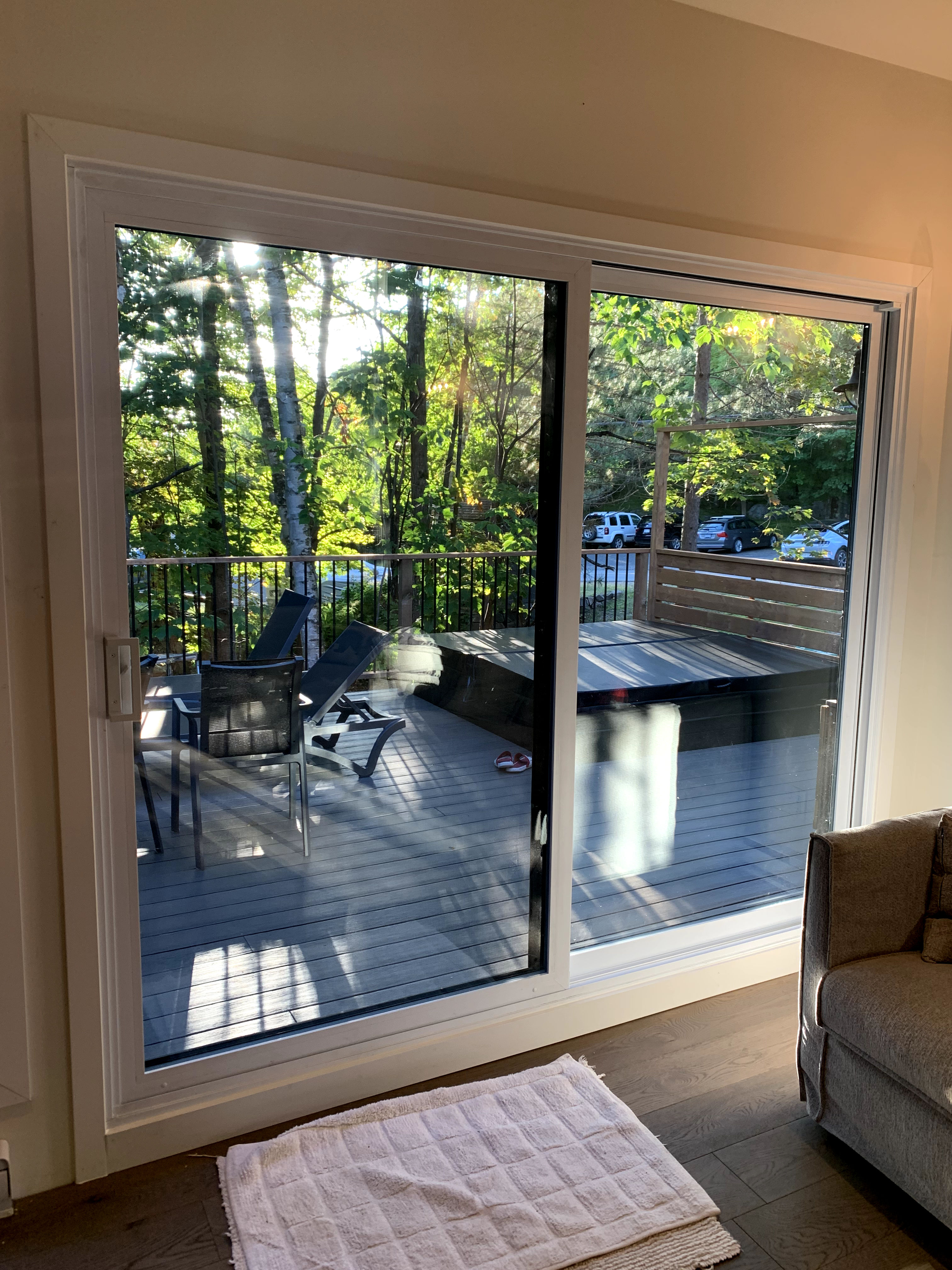 black door installed