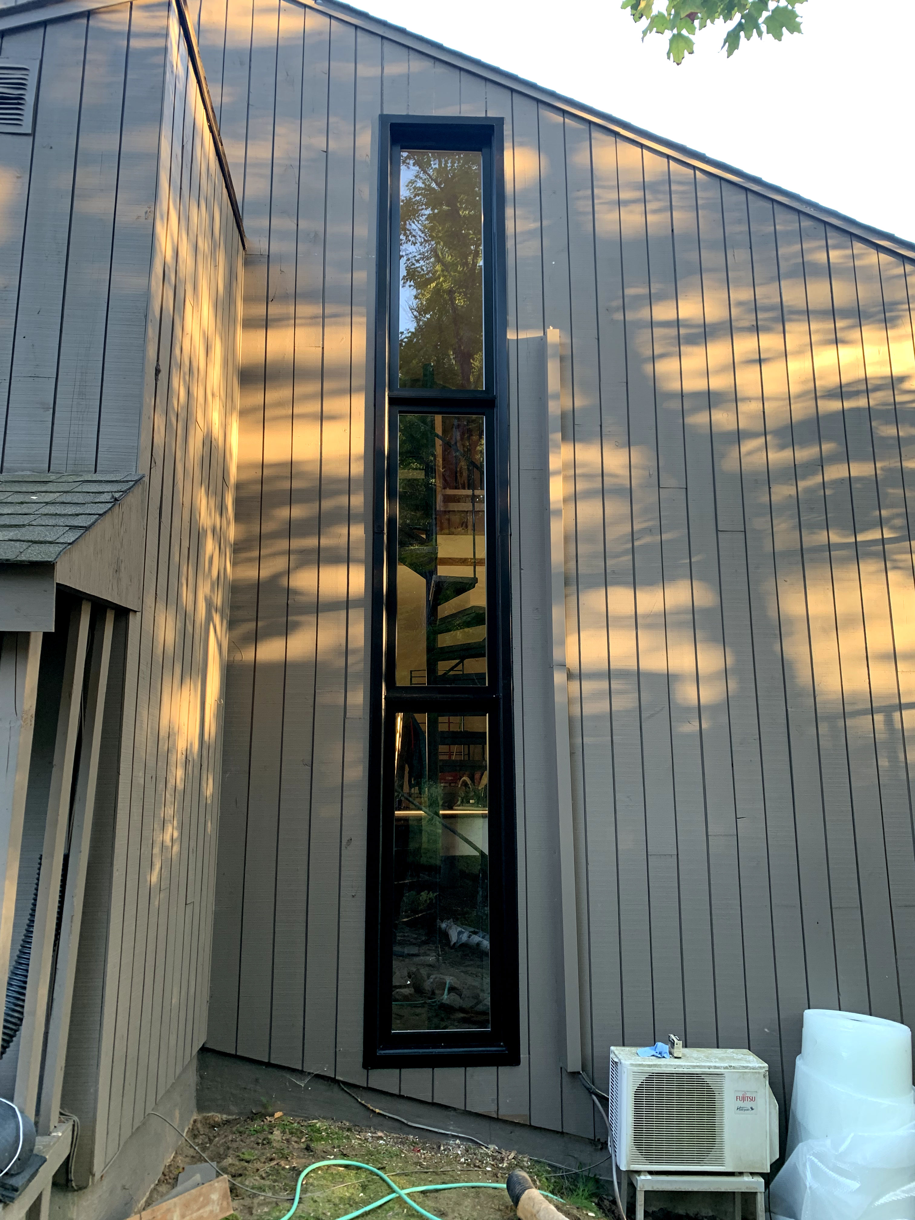 black door installed